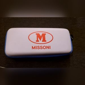 missoni designer sunglass case for women. Case only Zipper Closure
